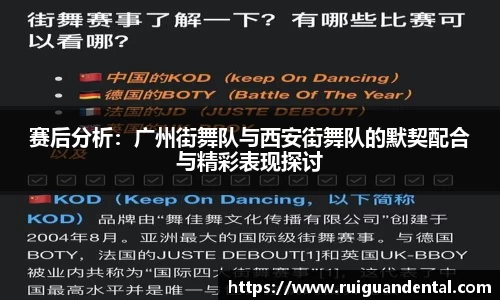 赛后分析：广州街舞队与西安街舞队的默契配合与精彩表现探讨