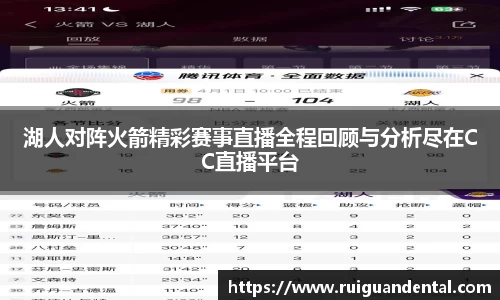 湖人对阵火箭精彩赛事直播全程回顾与分析尽在CC直播平台